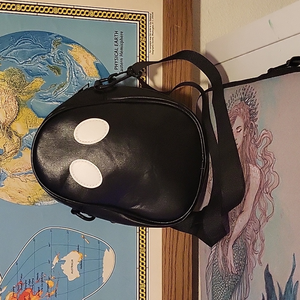Black Ghost Crossbody Purse